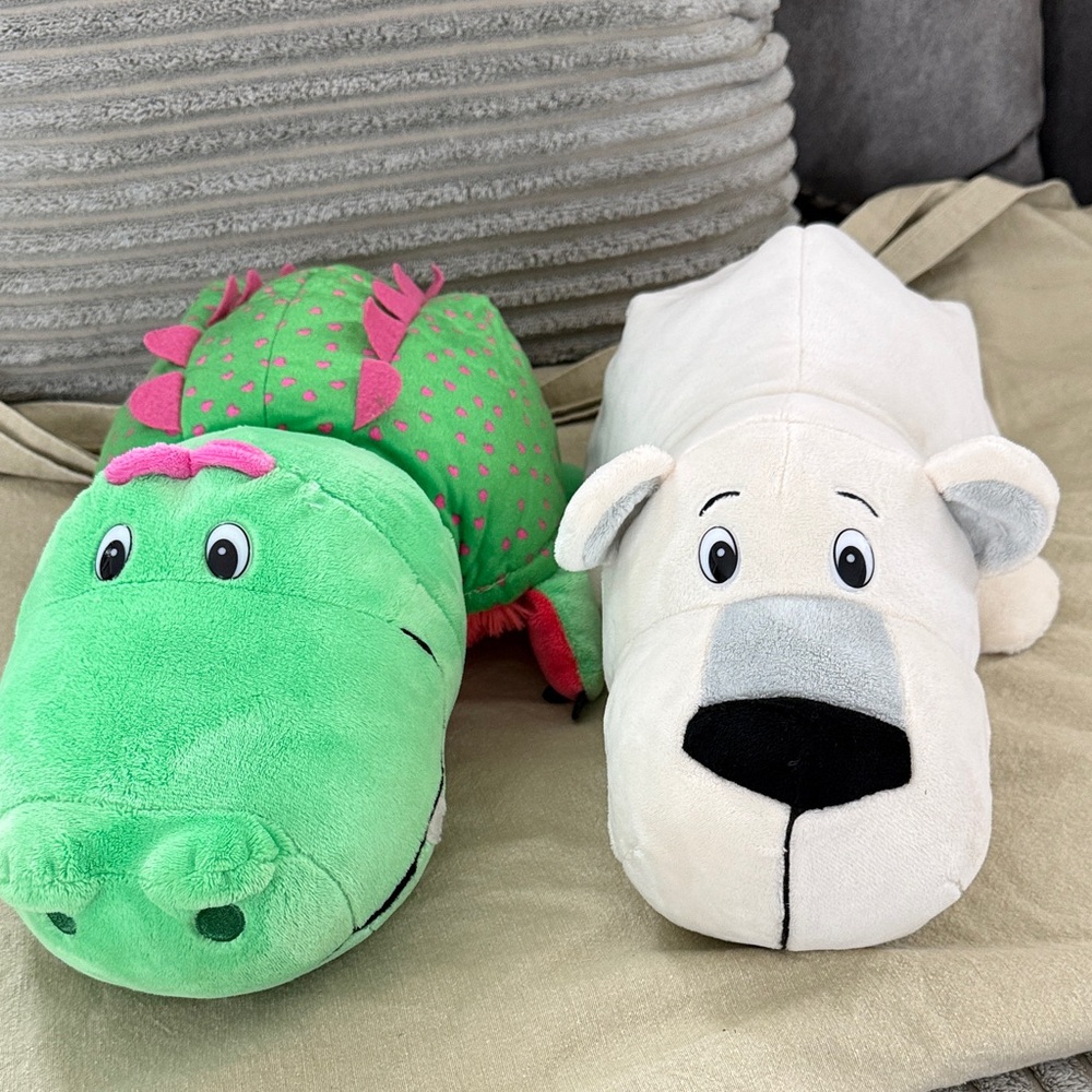 Flipazoo Plush Bundle — 2 Reversible Animals